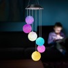 PAPRMA Wind Chime Light, LED Wind Chime, Solar, Waterproof, Solar