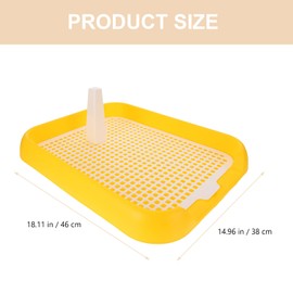 ULTECHNOVO Dog Litter Box Mesh Training Toilet Potty Tray for Puppy and Small Size Dog Indoor Dogs Potty Training Pads Holder for Small and Medium Dogs Pee Pad Holder