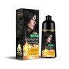 3-in-1 Hair Dye Shampoo, Herbal Gray Coverage, TOAE Unisex Formula,