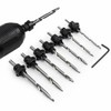 Big Horn 13200 Countersink Bit 7 piece set with Wooden