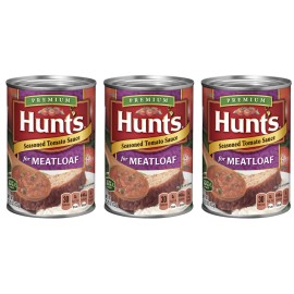 Hunt's Seasoned Tomato Sauce for Meatloaf 3 Cans 15.25 oz each EXP: 2/2027