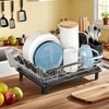 MOUKABAL Dish Drying Rack - Stainless Steel Dish Rack, Dish