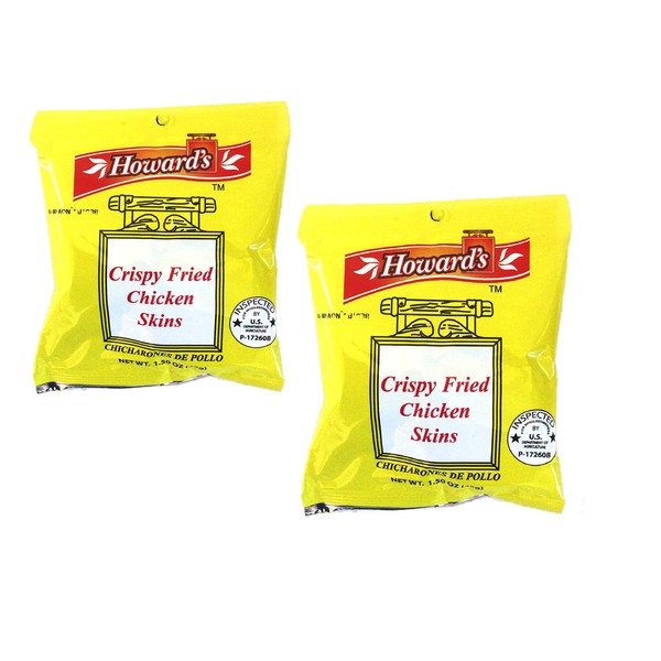 Howards Howard's Crispy Fried Chicken Skins - Chicharrones de Pollo,