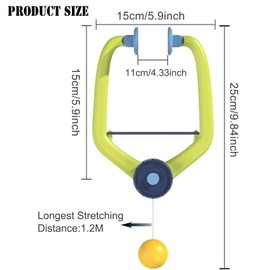 Tür Ping Pong Spiel für Türrahmen, Hängender Tischtennis Trainer Set, Verstellbares Tischtennis Trainer für Türrahmen, Tür Ping Pong Spiel über Der Tür, Pingpong-Trainer für Übungs Familienspiele