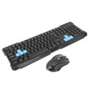 Wireless Keyboard Mouse Combo Set 2.4G Multimedia USB Receiver for