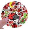 55pcs Cute Ladybug Stickers for Kids, Waterproof Lady Bug Stickers