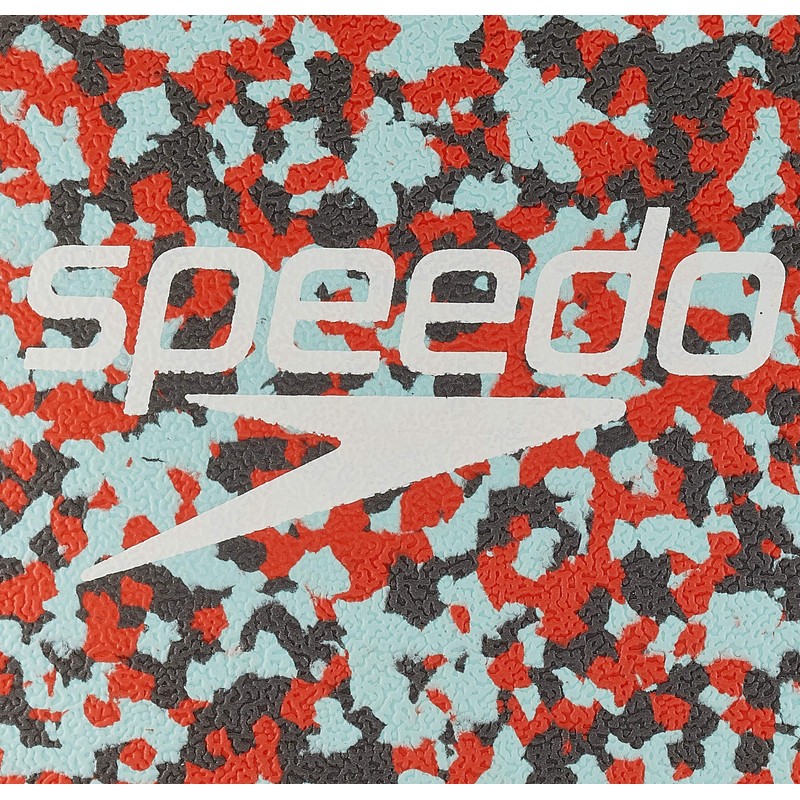 Speedo Unisex EVA Kickboard, Lava Red/Chill Blue/Grey