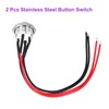 DMiotech 16mm / 5/8" Stainless Steel Momentary Push Button Switch