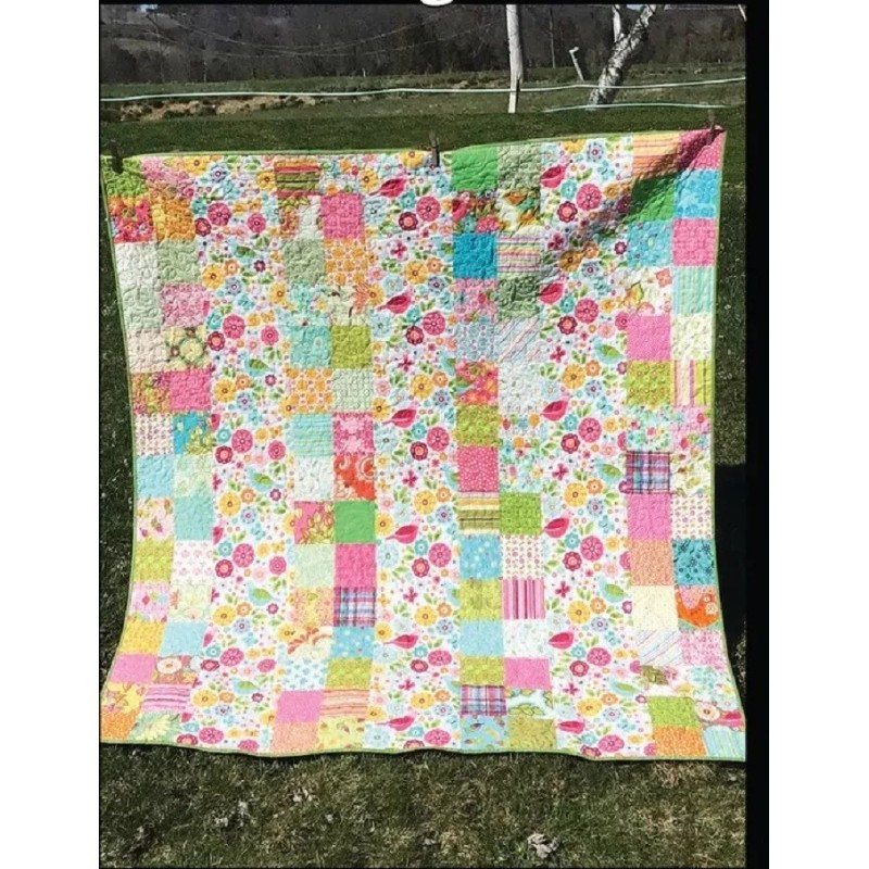 Orphan Quilt Designs/Villa Rosa Designs Happy Thoughts Quilt Pattern-A Fat