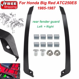 hozlyblogors For 1985 1986 1987 Honda Big Red 250 ATC250ES Rear Fender Molding Guards Pairs