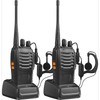 Walkie Talkies 888S Rechargeable Long Range with Earpieces for Adults,