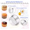 Generic Molde Pastelero Redondo Para Repostería De Aluminio 10piezas