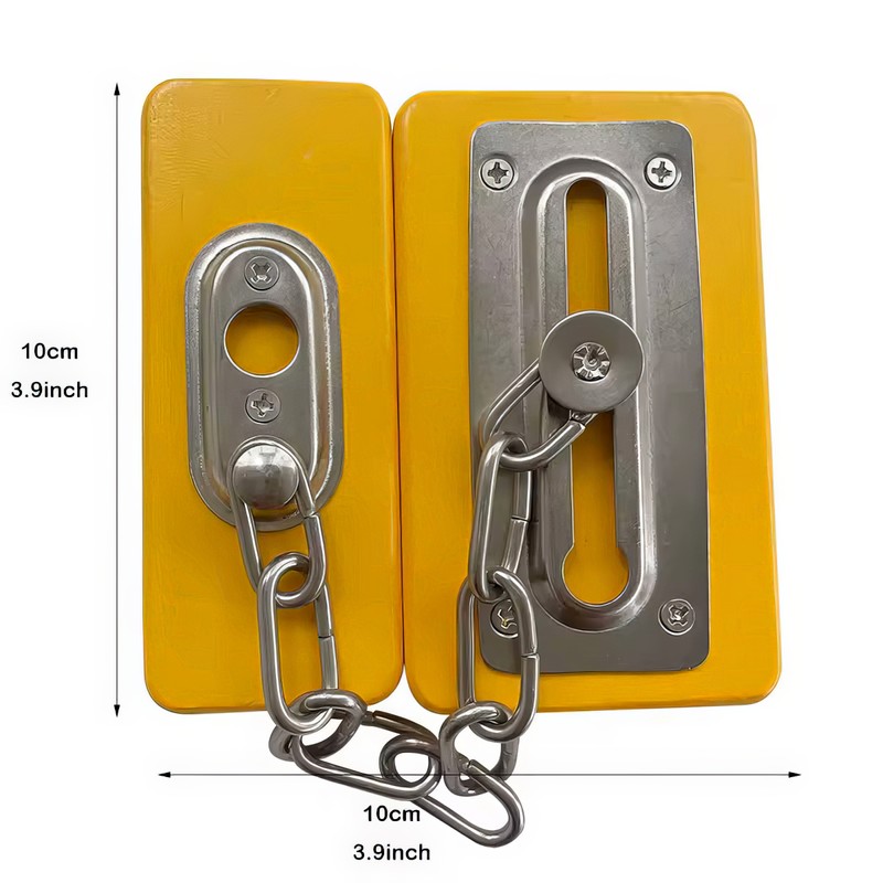 Montessori Unlock Door Latch Toy – Handmade Sensory Board Parts