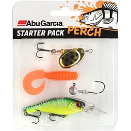 Abu Garcia Starter PackVaried, Fishing Hook, Kits, Predator Fishing, Pike, Perfect for Beginner or Intermediate Anglers, Components Picked by Abu Garcia Experts, Great Fishing Gifts, Unisex, Assorted