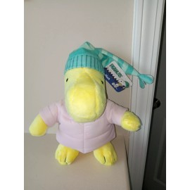 Ruz New NWT Woodstock Pink Puffer Jacket Coat Stuffed Plush 10"