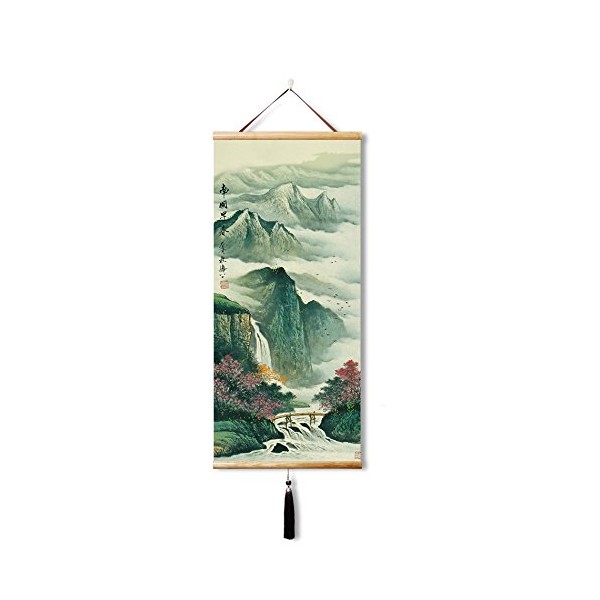 EAPEY Hanging Japanese Scroll Chinese Wall Scroll Japanese Wall Art