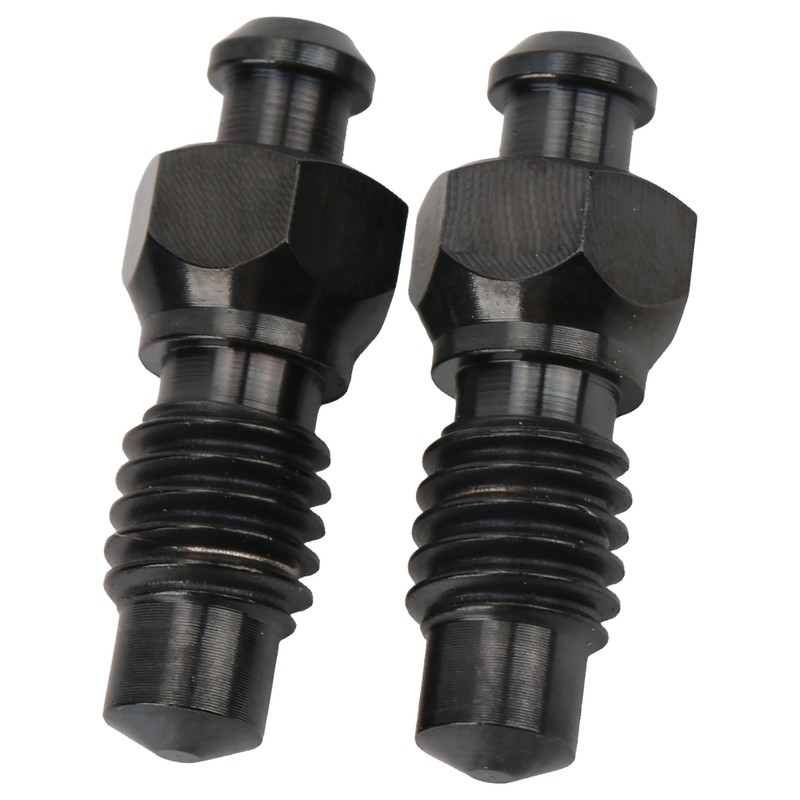 2Pcs Disc Brake Bleeder Screw Titanium Alloy M6 Rust Resistance