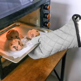 ARCLIBER Oven Mitts 1 Pair of Quilted LiningHeat Resistant Kitchen GlovesClas