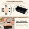 9x5 Loaf Pans for Baking Bread with Silicone Loaf Pan