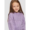 s.Oliver Girls Pullover with Pattern, 4725 Purple