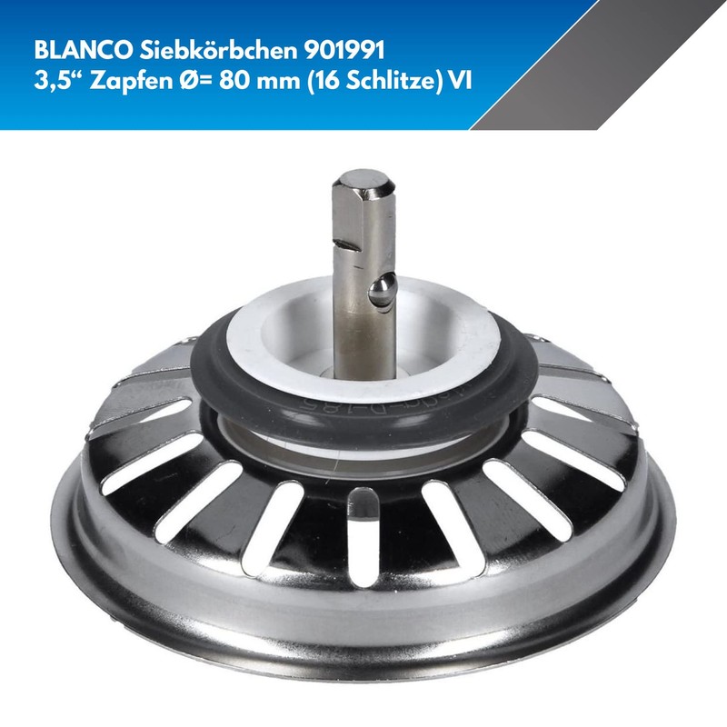 Blanco Siebkörbchen ohne Exzenterb. 42 mm Dichtg.