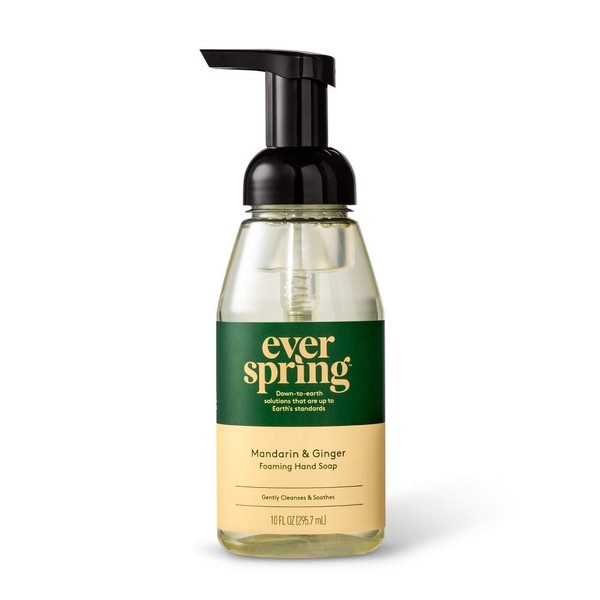 Mandarin & Ginger Foaming Hand Soap - 10 fl oz - Everspring