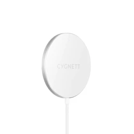 Cygnett 15W Magnetic Wireless Charging Cable, White, 1.2 Meter