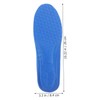OHPHCALL Men's Basketball Shoes Inserts 3 Pack Breathable Sports Insoles