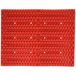 Aron Kasei Ansuku Suction Non-Slip Mat C, Pack of 2, Red