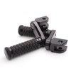 MC MOTOPARTS POLE Black CNC 40mm Extension Riser Front Foot