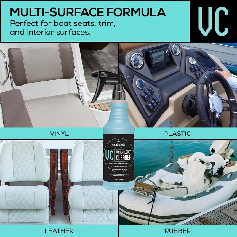 Suds Lab Marine VC Vinyl & Rubber Cleaner for Boats,