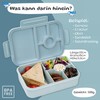 Bugucat Bento Lunch Box 1300ML with 16 Stickers - Leak-Proof