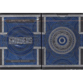 Grinders Playing Cards LPCC - Blue and Copper (Blue)