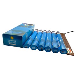 Against Jealousy Incense Sticks and Incense Stick Holder Bundle Insence Insense SreeVani Incense Sticks