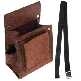 DraCra 2 Pack Tool Belt Pouch Work Apron Utility Belts Multitool Sheath Holster Pocket Organizer Tool Pouches for Electrician Carpenter Farmer Contruction Builder Hammer Plier Gloves