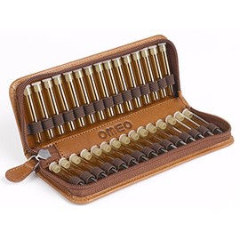 Globules Organic Leather Case for 30 Glasses up to 1.5 g