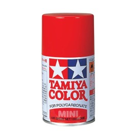 Tamiya 86002 Polycarbonate Spray PS-2 Red Model Paint