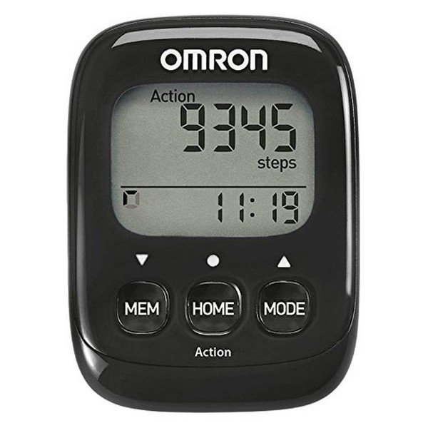 OMRON pedometer Walking Style IV with precise 3D sensor for Measuring Steps, Distance, Normal, Aerobic Steps and Calories Burned