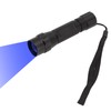LED Blue LED Flashlight Zoomable Aluminium Alloy Blood Tracker Hunting