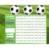Bingosupermarket Football Fundraising Scratch Cards (80 Team) A5 Size