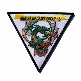Marine Air Group MAG-16 Patch - Plastic Backing