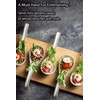 LYEOBOH Asian Soup Spoons, 6.5 inch Ceramic Soup Spoon Set