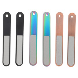 WOONEKY 6pcs Nail Files for Manicure and Pedicure Dual-sided Grit for Natural and Acrylic Nails Easy to Shaping Tools