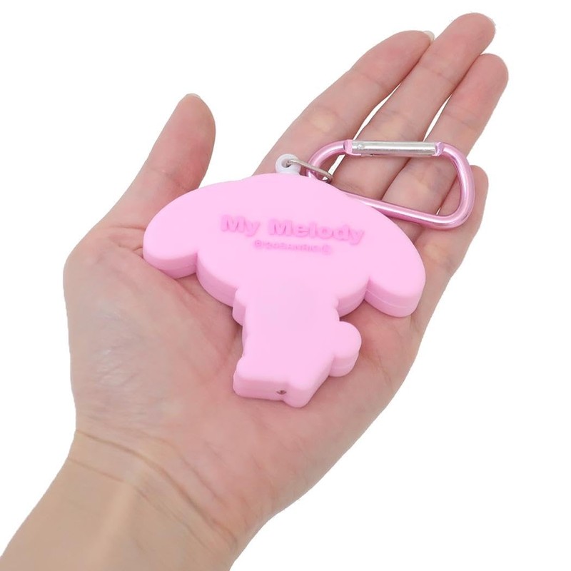 My Melody [Bag Charm] Light Keychain with Reel Sanrio