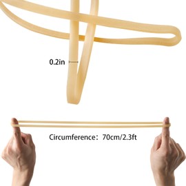Trash Can Rubber Bands Set of 3 Yellow Large Rubber Bands Fits 13 to 30 Gallon Trash Cans Large Rubber Bands Heavy Duty