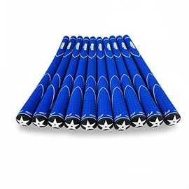 elitegrips X360 M58 Golf Grips, Set of 10, Blue with Backline