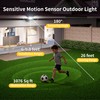 intelamp Solar Motion Sensor Light Outdoor Security Flood Light Waterproof