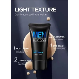 Crema Correctora Facial Cubre Imperfecciones Masculina Maqui