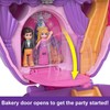 Polly Pocket Compact Playset, Something Sweet Cupcake with 2 Micro