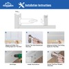 HOMOTEK Heavy Duty Latch Hook Stop Windproof,Door Holder Stopper with